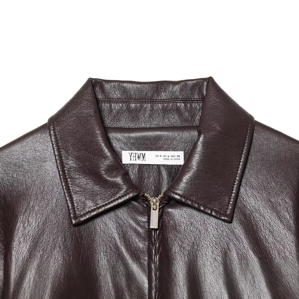 Damen Kurzjacke in veganer Lederoptik mit taillierendem Tunnelzug und Pattentaschen Shop Nory
