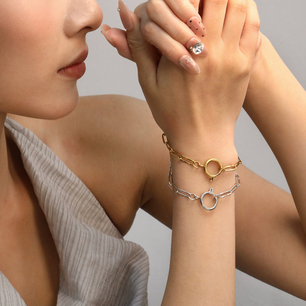 Damen Armband mit modernem Gliederdesign und hochwertiger Beschichtung Shop Nory