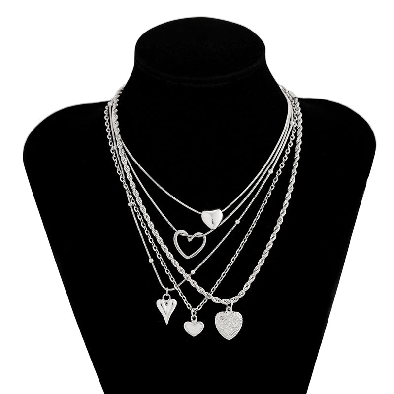 Halskettenset Mit Herzanhänger | Shop Nory