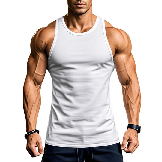 Herren atmungsaktives Fitness Tanktop mit Racerback-Schnitt