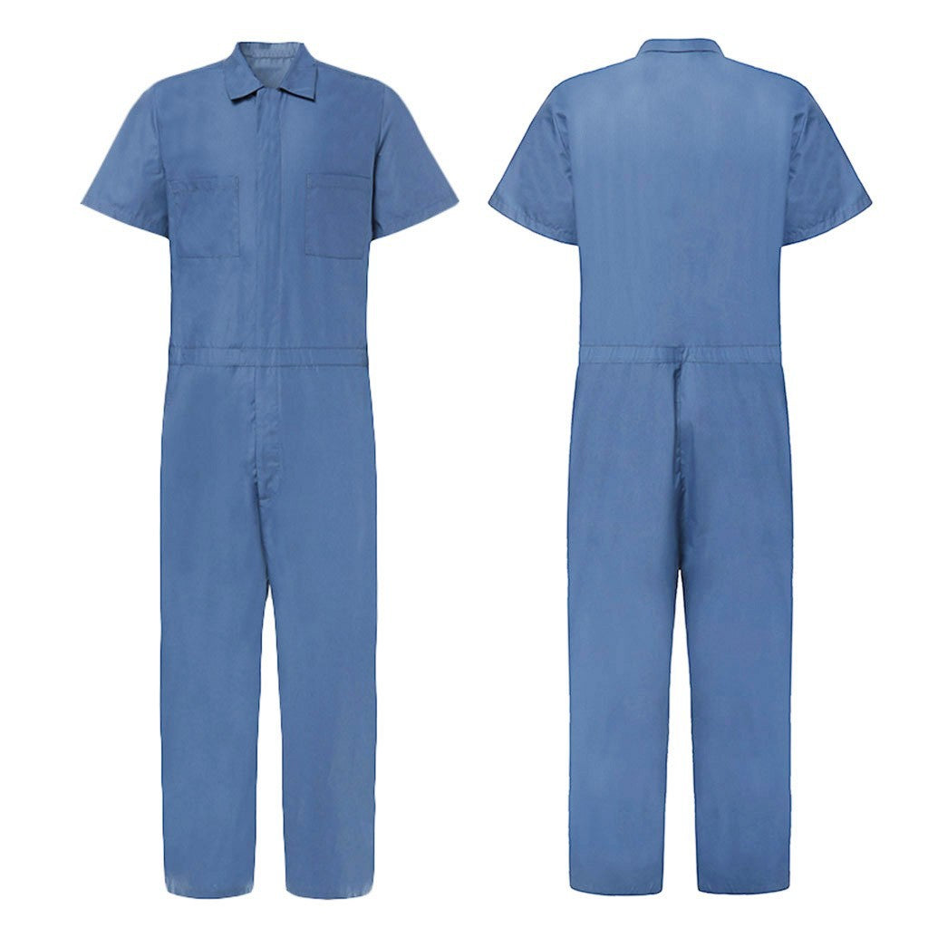 Damen Overall mit kurzem Arm und praktischen Taschen