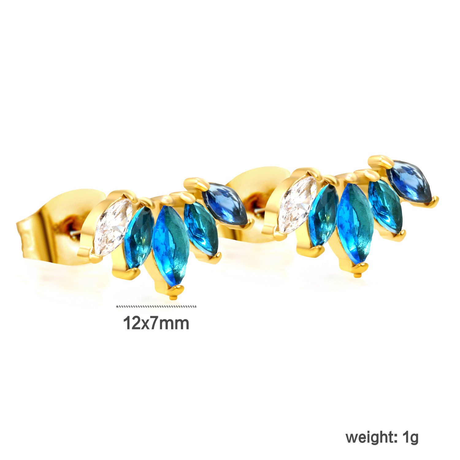 Damen Elegante Creolen mit funkelnden Zirkonia und kunstvollem Design Shop Nory