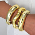 Damen Armreifen-Set mit geschwungenem und modernem Design Shop Nory