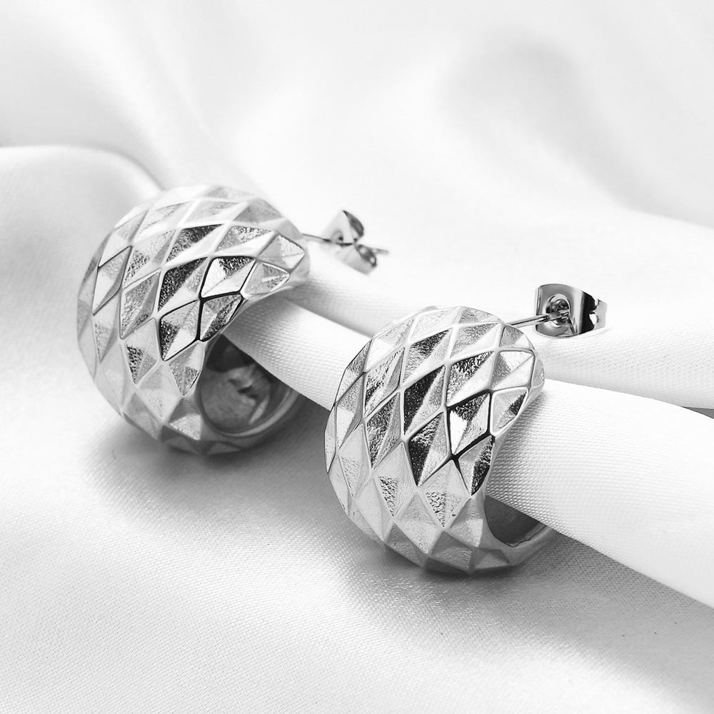 Damen Ohrstecker im modernen geometrischen Design Shop Nory