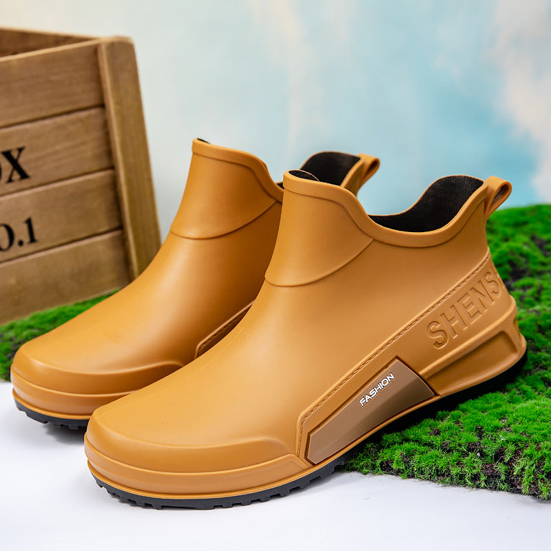 Herren Wasserdichte Gummi-AnklShop Noryoots im Chelsea-Stil mit rutschfester Profillaufsohle Shop Nory