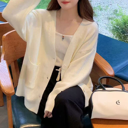 Damen Bequemer Oversized Cardigan Shop Nory