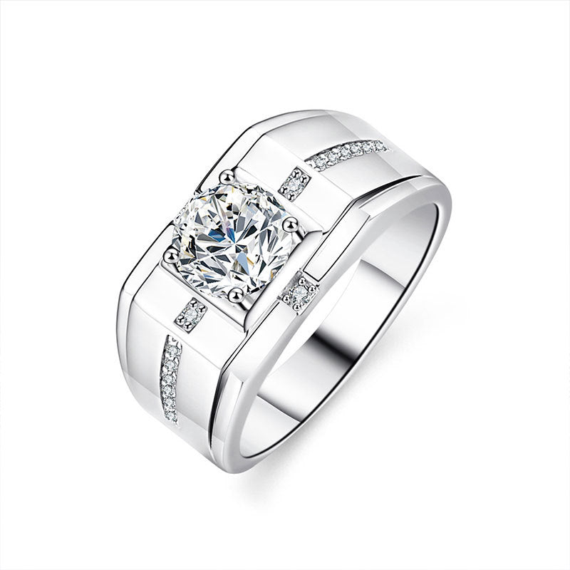 Damen eleganter Verlobungsring mit funkelndem Zirkonia Shop Nory