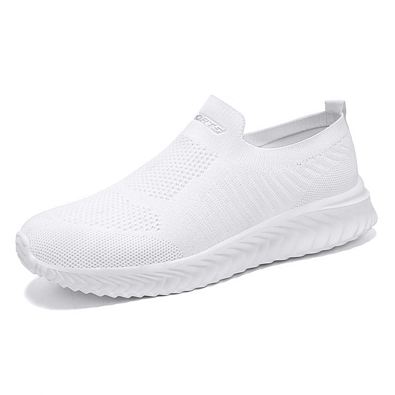 Damen Leichte Slip-On Freizeitschuhe mit atmungsaktivem Strickdesign