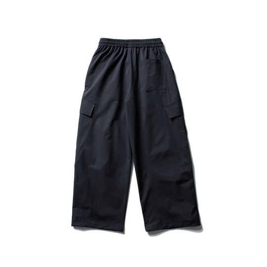 Unisex Weite Cargo-Utility-Hose im Baggy-Schnitt mit elastischem Kordelbund und großzügigen Klappentaschen Shop Nory