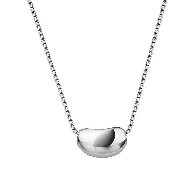 Damen Halskette mit elegantem Tropfenanhänger aus edlem Edelstahl Shop Nory