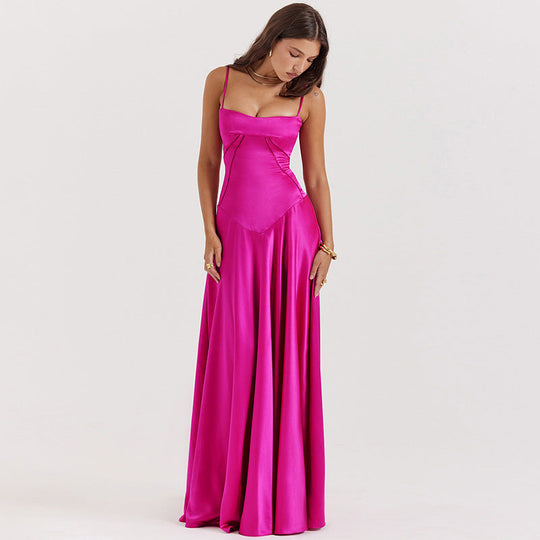 Damen Elegantes Abendkleid mit tailliertem Schnitt und schwingendem Rock