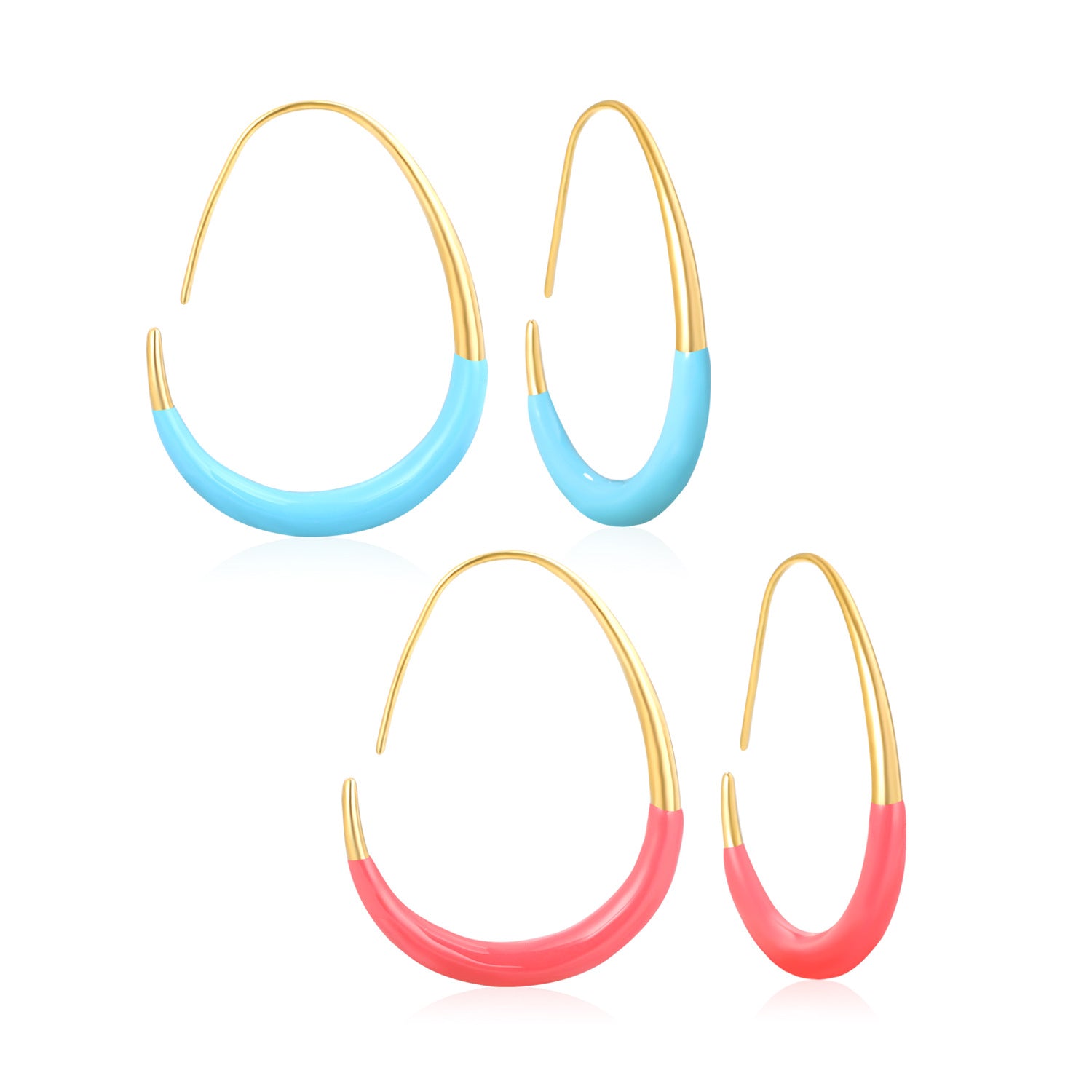 Damen Hängende Ohrstecker im eleganten Tropfen-Design Shop Nory