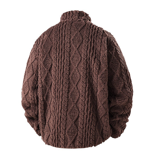 Herren Kuschelige Fleecejacke Shop Nory