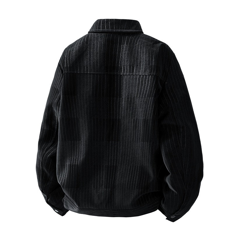 Herren Modische Jacke mit seitlichen Brusttaschen Shop Nory