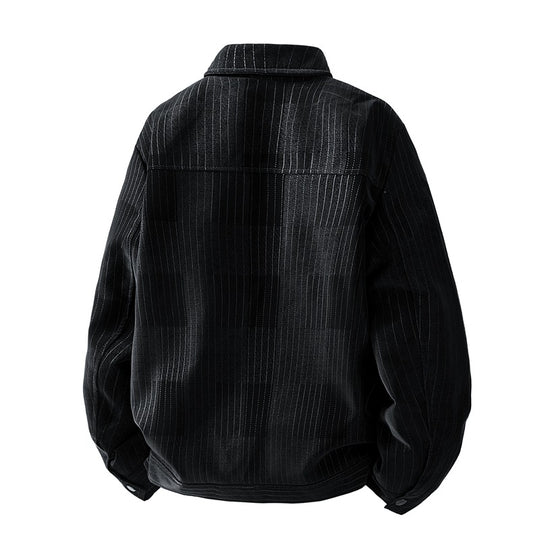Herren Modische Jacke mit seitlichen Brusttaschen Shop Nory