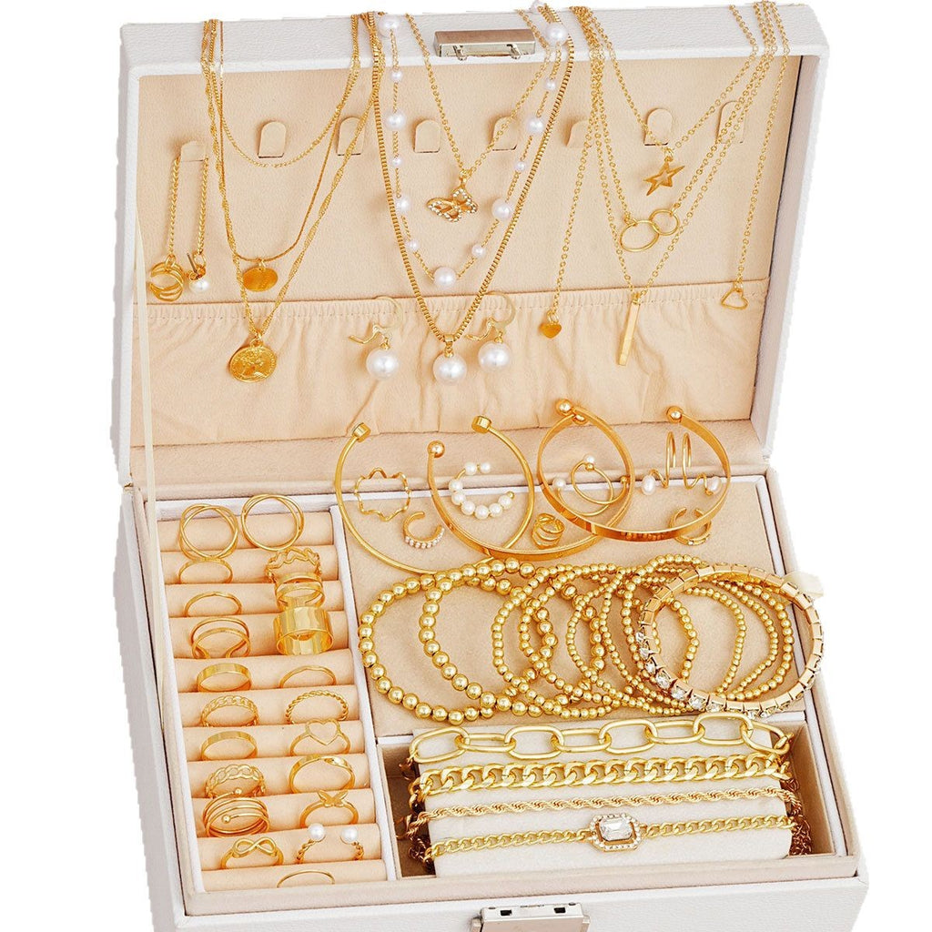 Damen Schmuck-Organizer-Set mit variierenden Designs und eleganten Fächern Shop Nory
