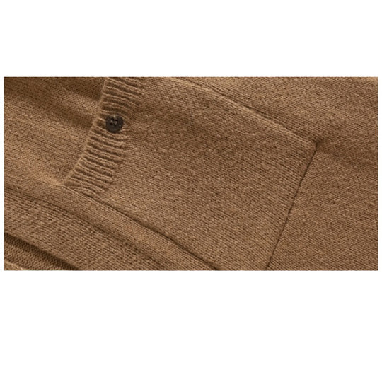Herren Relaxed Hemdjacke-Cardigan aus Feinstrick mit Reverskragen und aufgesetzter Brusttasche Shop Nory