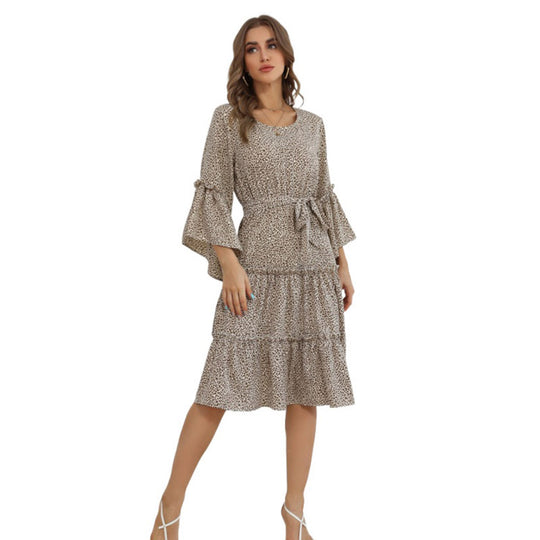 Damen Floral Maxikleid mit Rüschendetails Shop Nory