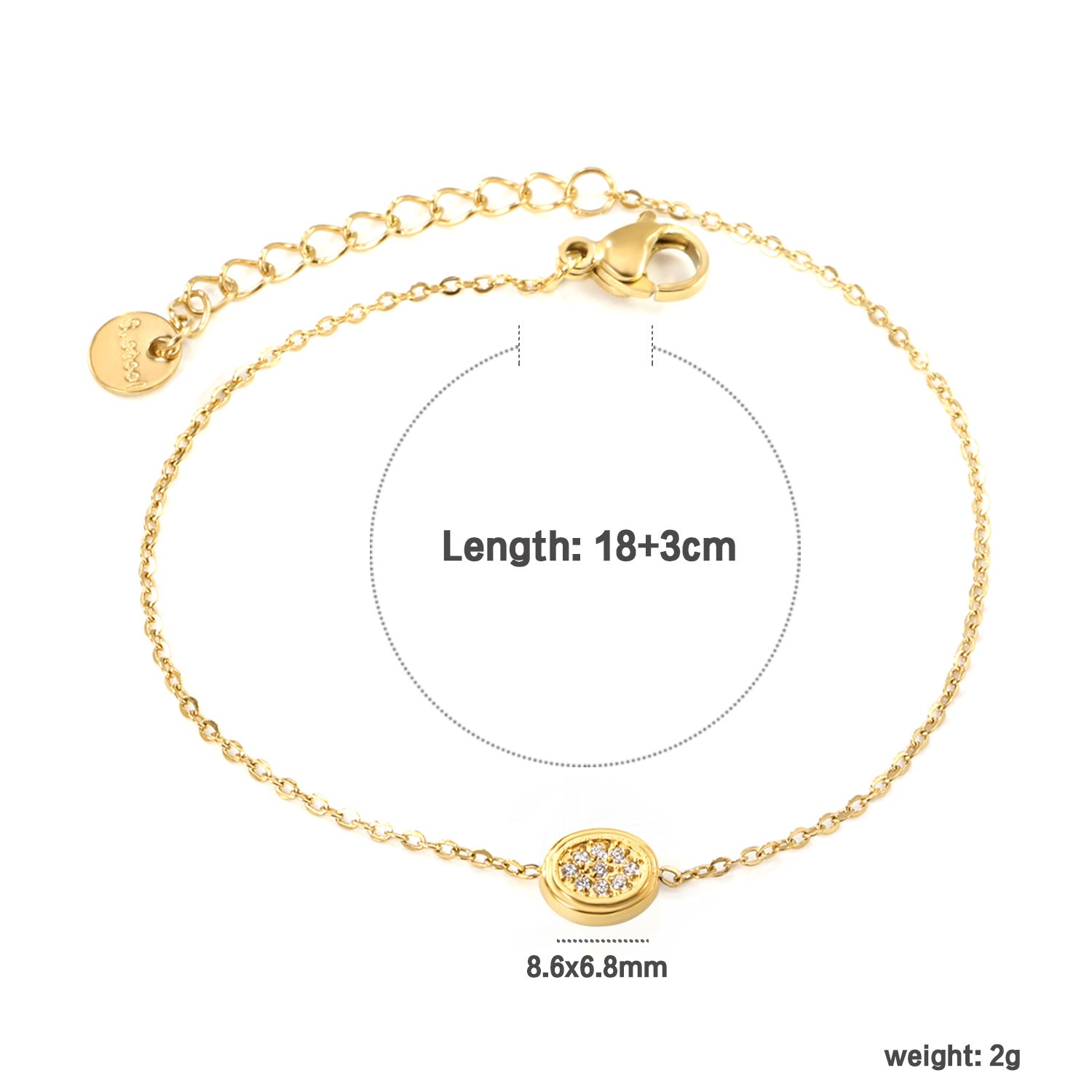 Damen elegante Halskette mit funkelndem Zirkonia-Anhänger Shop Nory