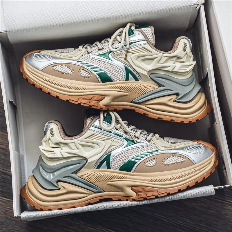Herren Voluminöse Laufsneaker mit dicker Profilsohle und atmungsaktivem Mesh-Obermaterial Shopy Nory