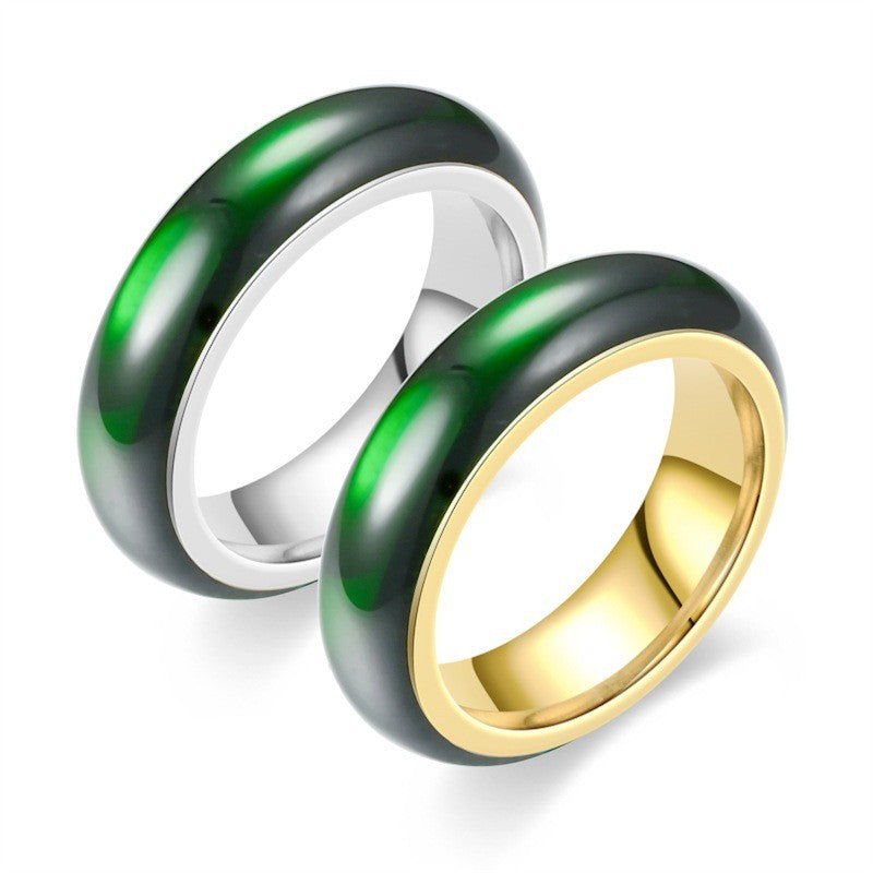 Herren Ring mit edler, schwarzer Keramikeinlage Shop Nory