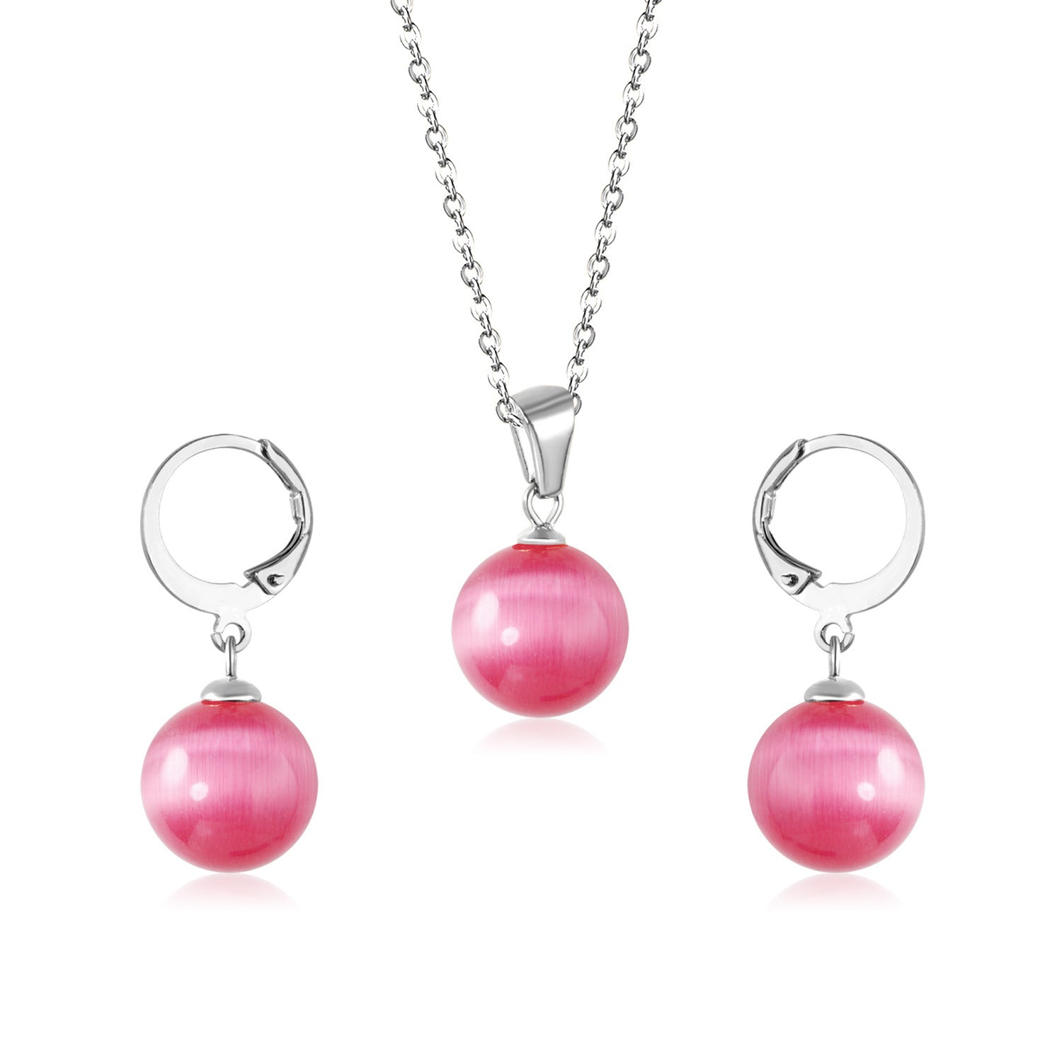 Damen Schmuckset mit eleganten Perlenanhängern Shop Nory