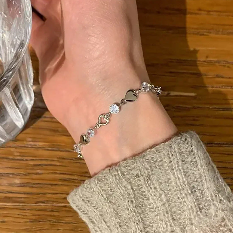 Damenarmband mit funkelnden Kristallen Shop Nory