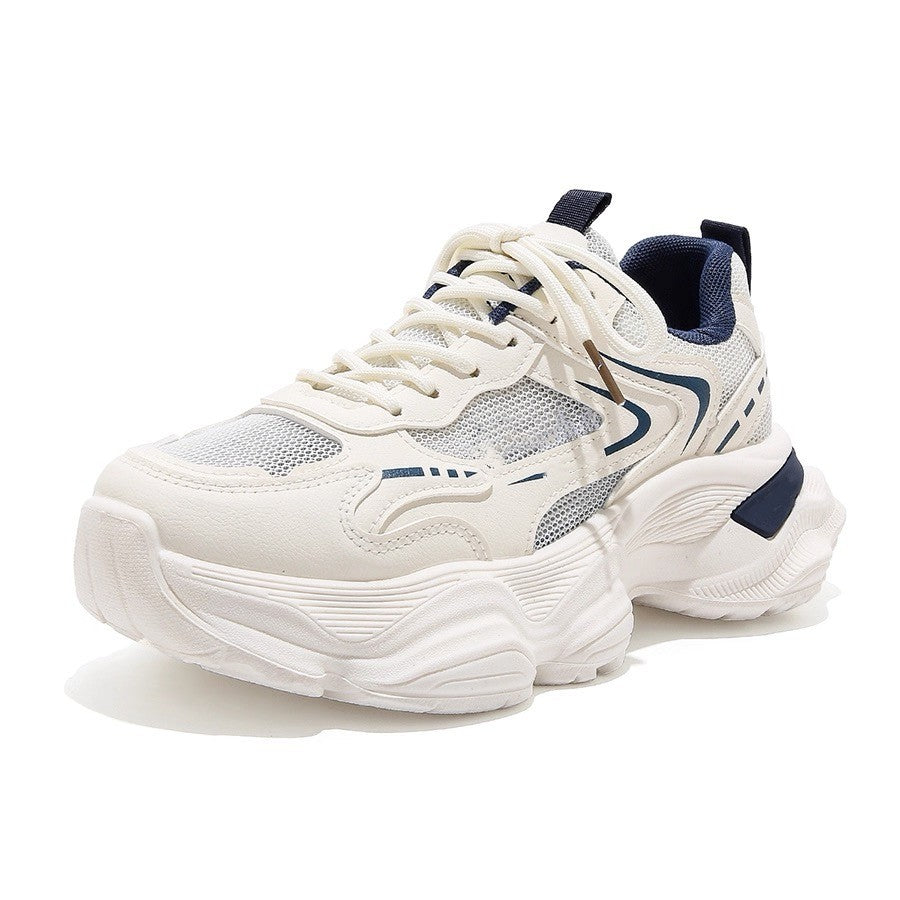 Damen Skulpturierte Wedgesneaker mit stufiger Plateausohle, atmungsaktivem Mesh und gepolstertem Komfortkragen Shop Nory