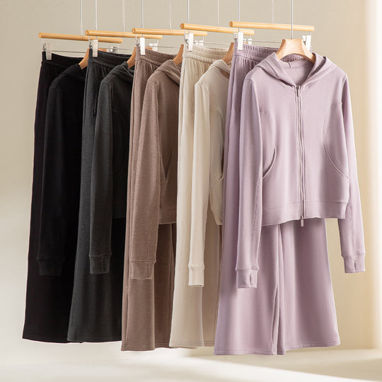 Damen Weite Komforthose mit hohem elastischem Bund und seitlichen Eingrifftaschen Shop Nory