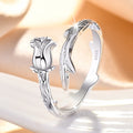 Damenring mit kunstvollem Rosen-Design und filigranen Details Shop Nory