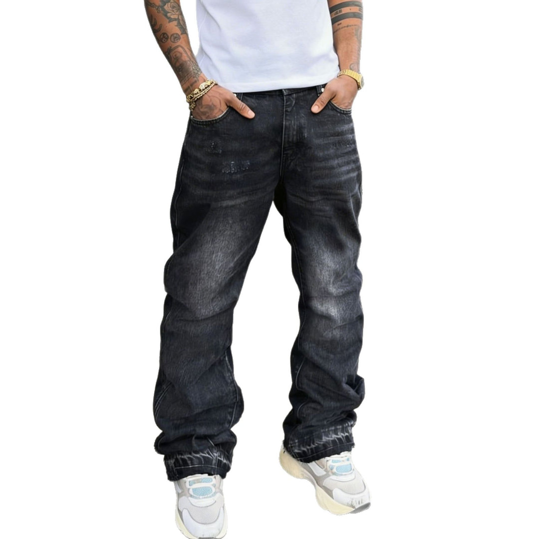 Herren Lässige Denim-Jeans mit Destroyed-Details Shop Nory