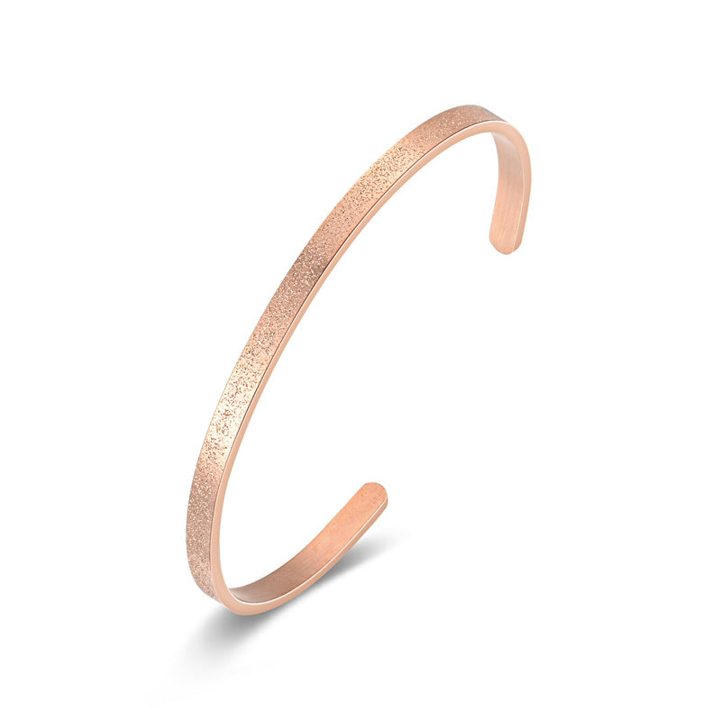 Damen eleganter Armreif mit funkelnder Oberflächenstruktur Shop Nory