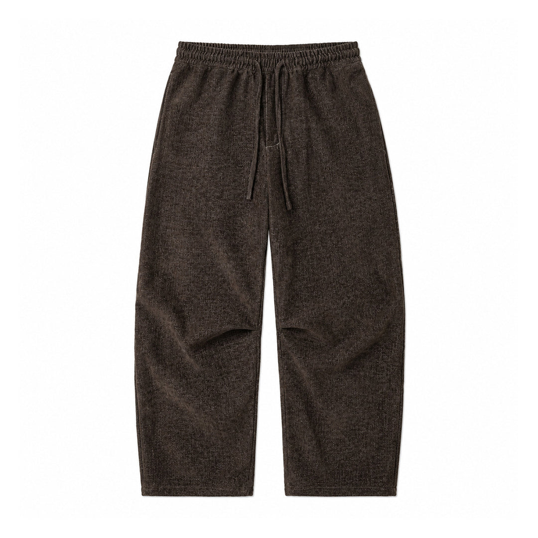 Damen Weite Relaxed-Hose aus Denim‑Optik mit elastischem Bund und Kordel Shop Nory