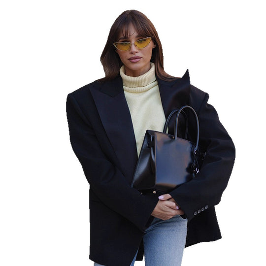 Damen Kompakte strukturierte Handtasche mit Doppelgriff und minimalistischem Design Shop Nory