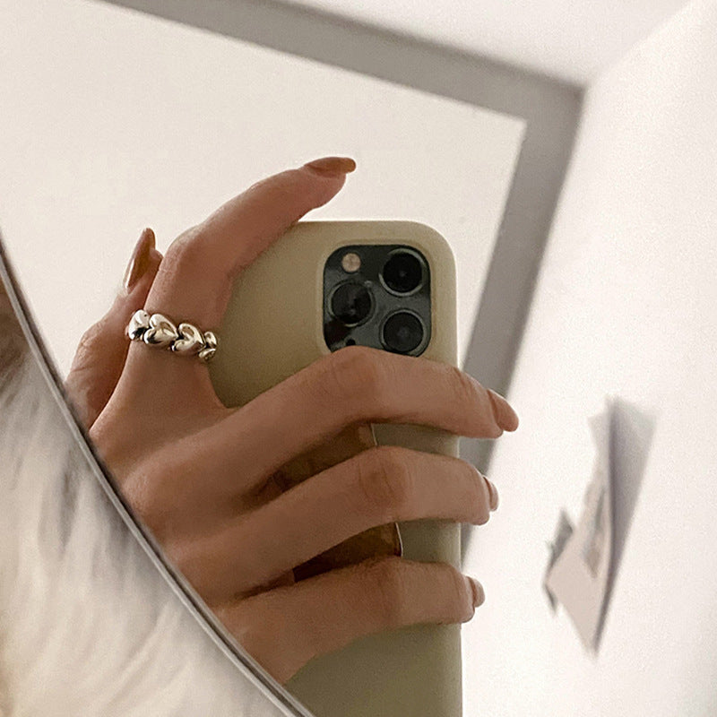 Damenring mit verspieltem Herzdesign Shop Nory