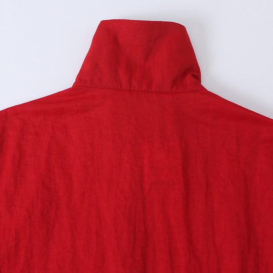 Damen Boxy-Übergangsjacke mit Stehkragen und Druckknopfleiste Shop Nory
