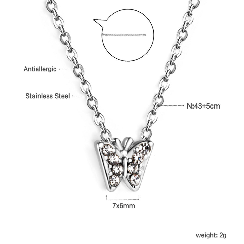 Damen Halskette mit liebevollem Herzmotiv aus goldplattiertem Edelstahl und funkelnden Zirkonia Shop Nory