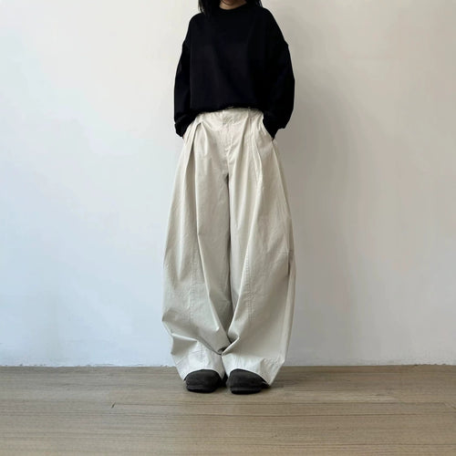 Damen Weitgeschnittene Chino-Hose Shop Nory