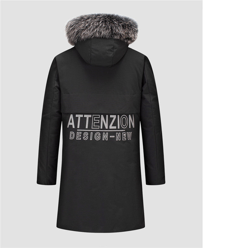 Herren Urbaner Winterparka mit abnehmbarer Kunstfellkapuze, thermoisolierender Steppfutterlage und verdecktem Reißverschluss Shop Nory