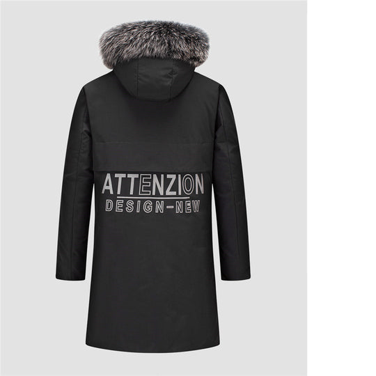 Herren Urbaner Winterparka mit abnehmbarer Kunstfellkapuze, thermoisolierender Steppfutterlage und verdecktem Reißverschluss Shop Nory