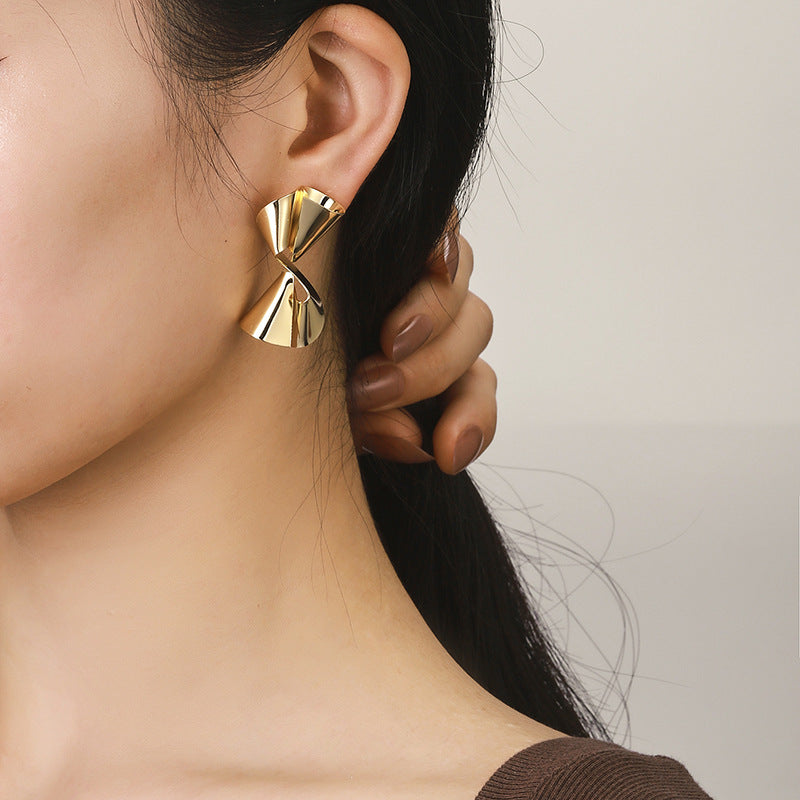 Damen Funkelnde Ohrringe aus Edelstahl Shop Nory