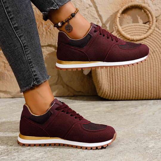 Damen Sportliche Sneakers mit atmungsaktiver Mesh-Oberfläche und rutschfester Sohle