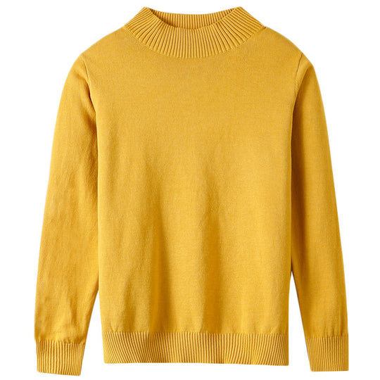 Damen Leichter Kurzgeschnittener Stehkragenpullover aus Feinstrick mit verlängerten Rippbündchen Shop Nory