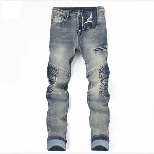 Herren Modische Jeans mit besonderen Nähten Shop Nory