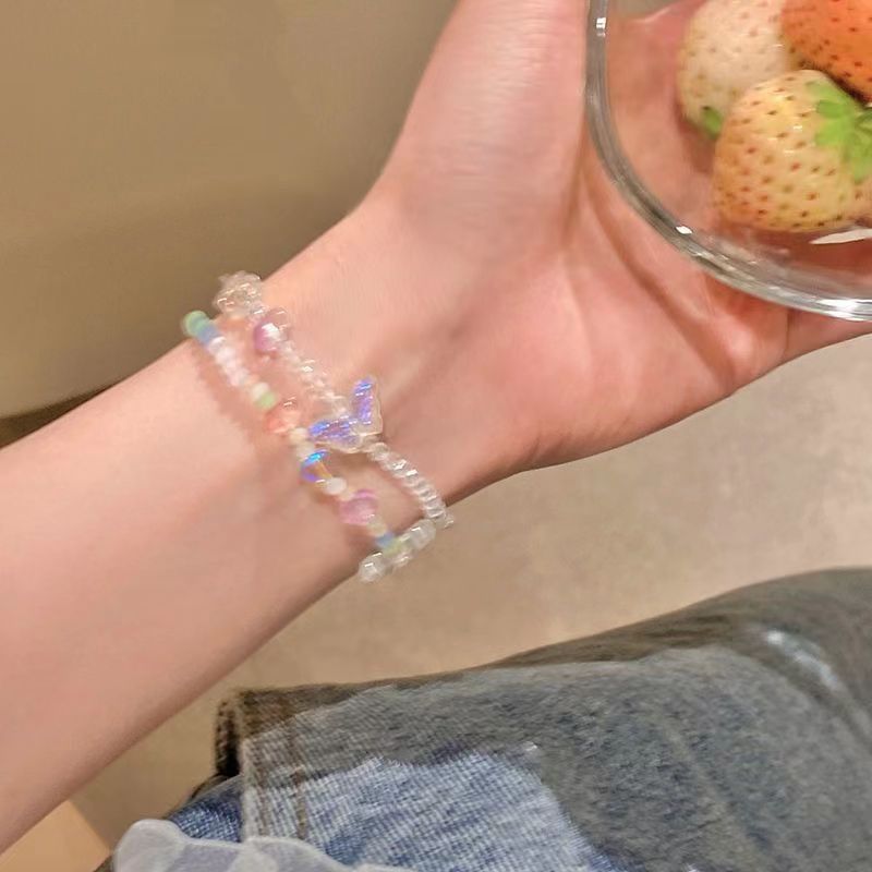 Damen Armband-Set mit bunten Kristallen und verspieltem Design Shop Nory