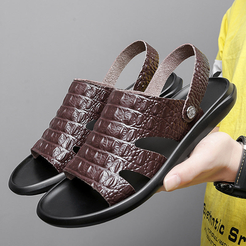 Herren Komfortable Ledersandalen mit ergonomischem Design