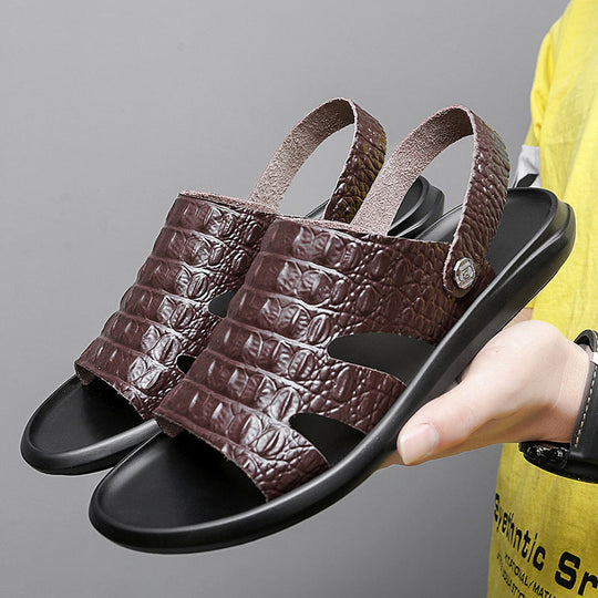 Herren Komfortable Ledersandalen mit ergonomischem Design