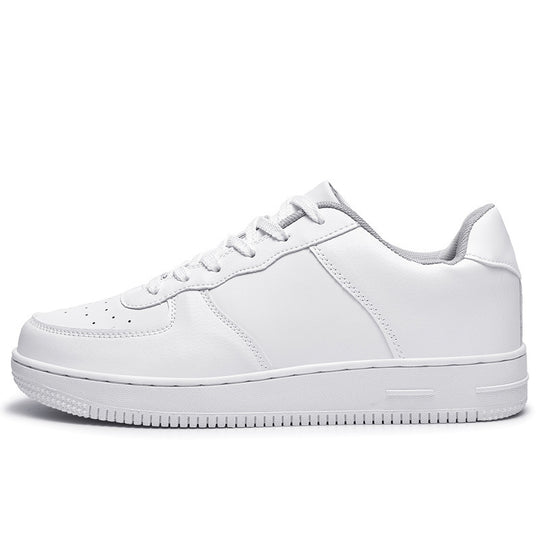 Herren Minimalistischer Low-Top Freizeitleder-Sneaker mit gepolstertem Knöchelkragen und rutschfester Profilsohle Shopy Nory