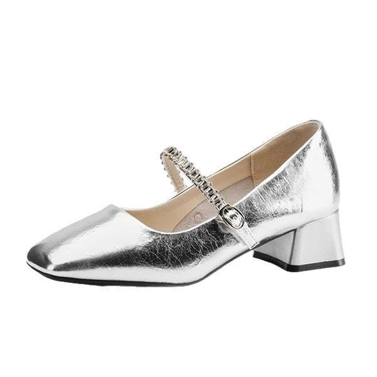 Damen Elegante und bequeme Pumps mit blockabsatz