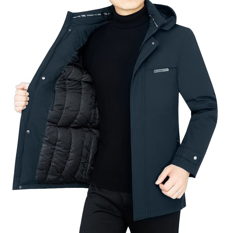 Herren Wasserabweisender Funktions-Mantel mit abnehmbarer Stepp-Innenjacke Shop Nory